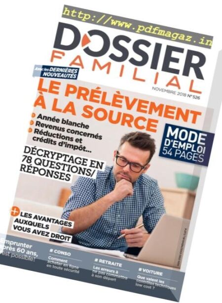 Dossier Familial – Novembre 2018 Cover
