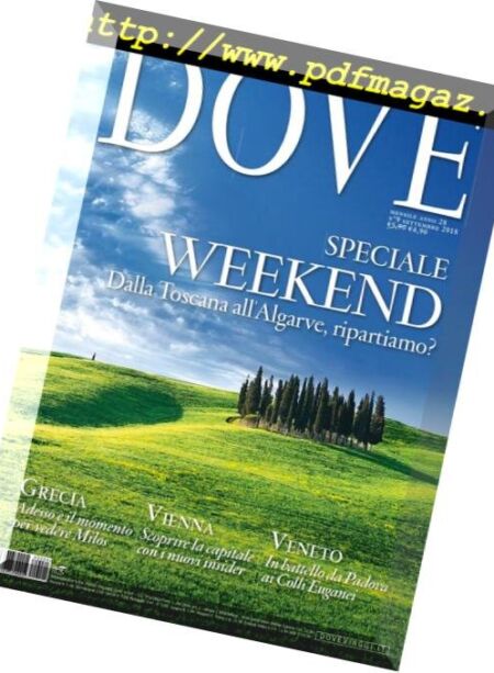 Dove – Settembre 2018 Cover