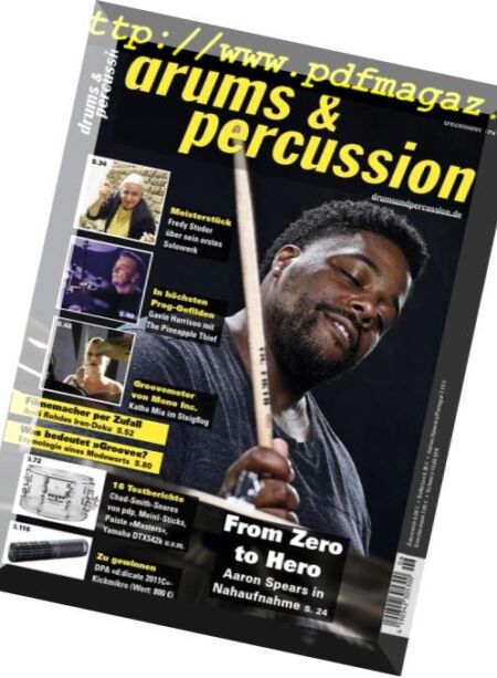 Drums & Percussion – November-Dezember 2018 Cover