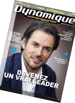 Dynamique Entrepreneuriale – Septembre-Octobre 2018
