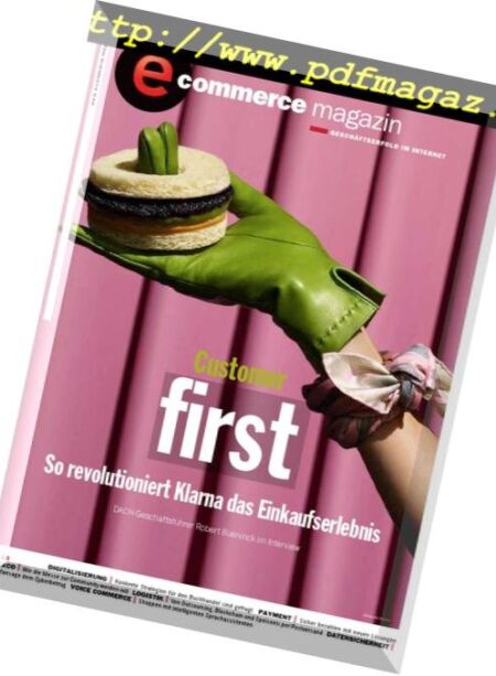 Ecommerce Magazin – September 2018 Cover