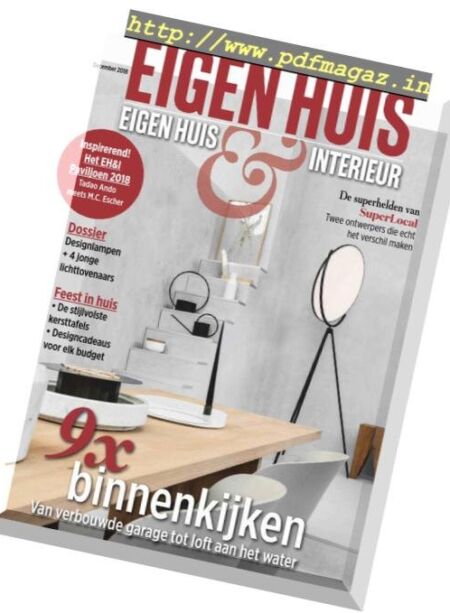 Eigen Huis & Interieur – december 2018 Cover