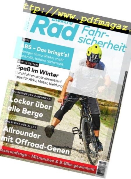 ElektroRad Sonderheft – Fahrsicherheit 2018 Cover