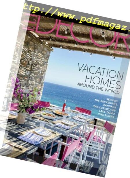 Elle Decor USA – July-August 2018 Cover