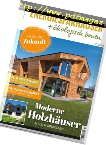 Energiesparhauser + Okologisch bauen – N 2, 2018 Cover