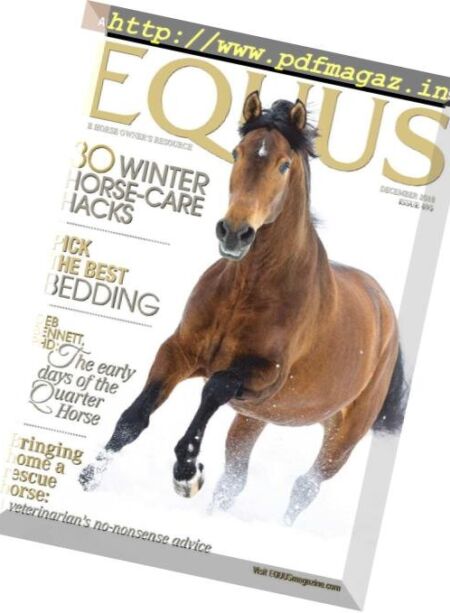 Equus – December 2018 Cover
