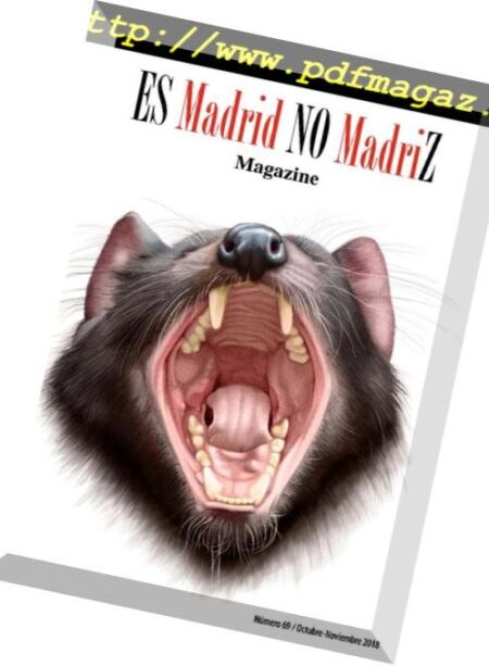 Es Madrid No Madriz – Octubre-Noviembre 2018 Cover