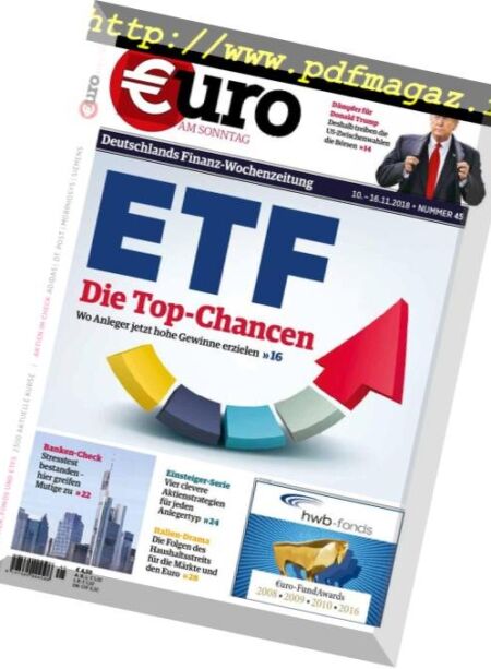Euro am Sonntag – 10 November 2018 Cover