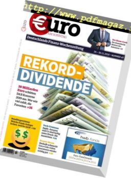 Euro am Sonntag – 24 November 2018