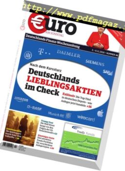 Euro am Sonntag – 3 November 2018
