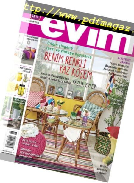 Evim – Haziran 2016 Cover