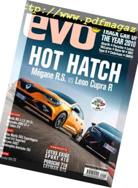 Evo Italia – Novembre 2018 Cover