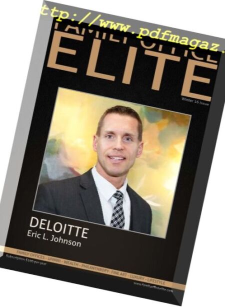 Family Office Elite – December 2016 Cover