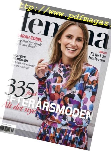 Femina Denmark – 02 August 2018 Cover