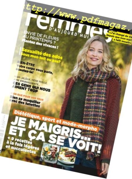 Femmes D’Aujourd’Hui – 8 Novembre 2018 Cover