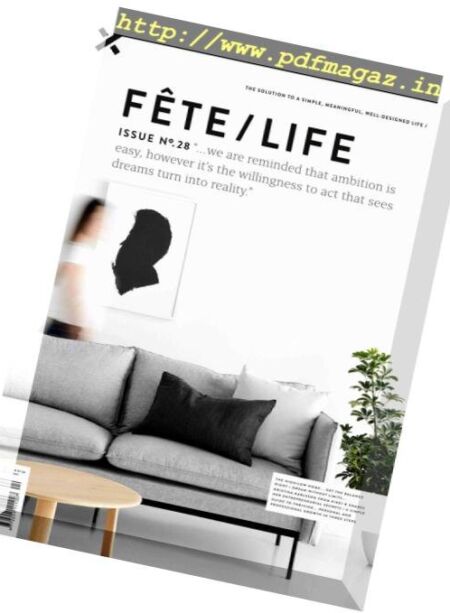 Fete – September 2018 Cover