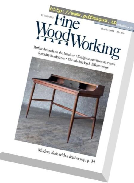 Fine Woodworking – September-October 2018 Cover