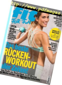 fit For Fun – Oktober 2018