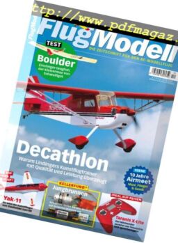 Flugmodell – November-Dezember 2018
