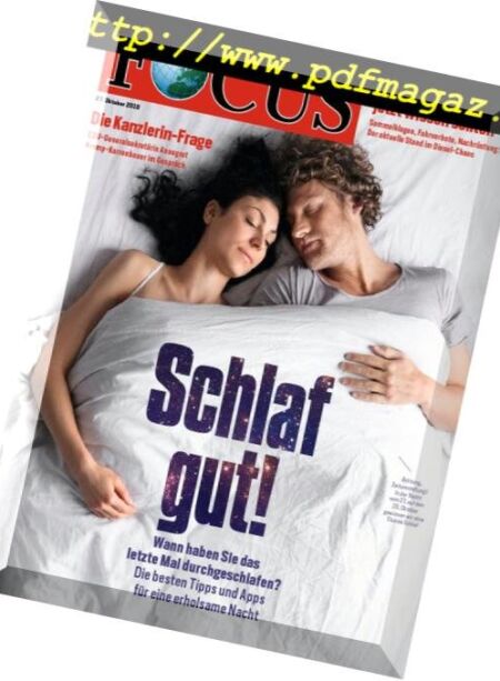 Focus – 27 Oktober 2018 Cover
