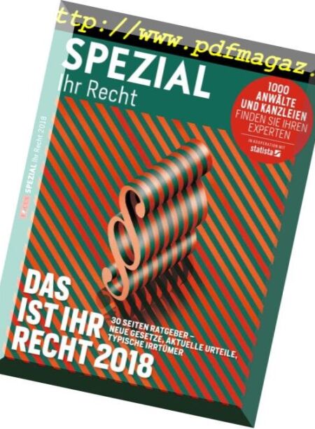 Focus Spezial – Oktober-November 2018 Cover