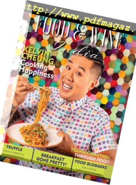 Food & Wine India – October 2018 Cover