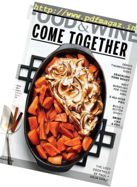Food & Wine USA – November 2018 Cover