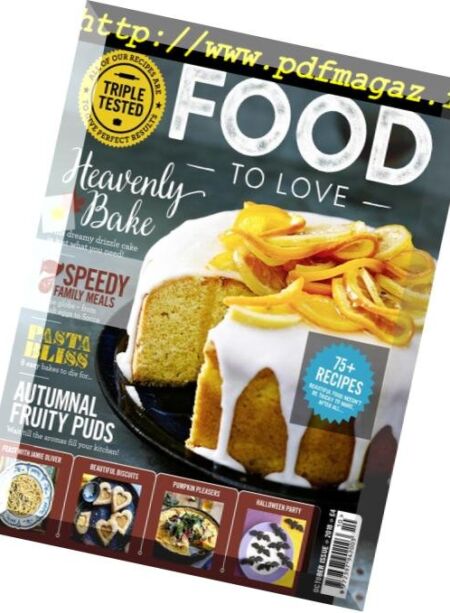 Food To Love – October 2018 Cover