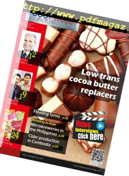FoodPacific Manufacturing Journal – March 2016 Cover