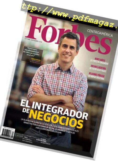 Forbes Centroamerica – octubre 2016 Cover