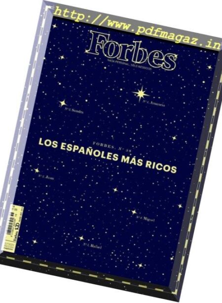 Forbes Espana – noviembre 2018 Cover
