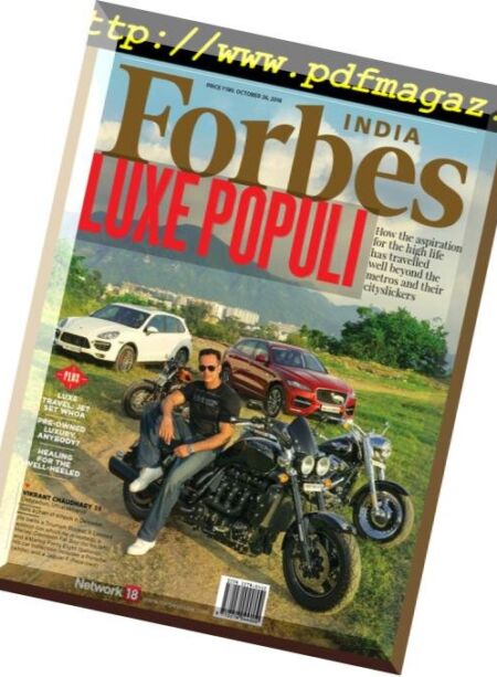 Forbes India – October 26, 2018 Cover