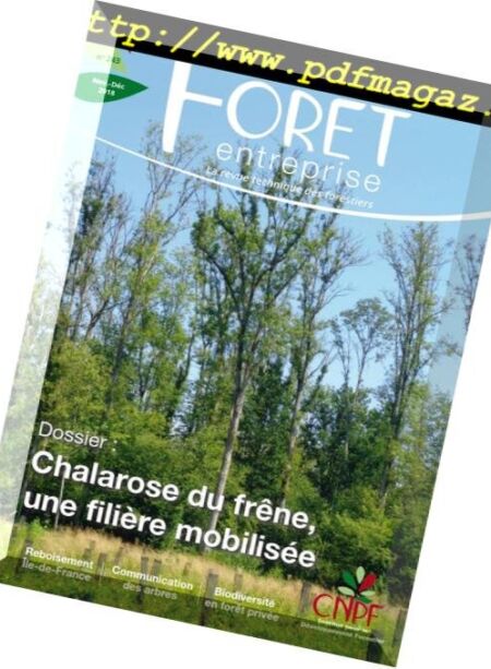 Foret Entreprise – Novembre-Decembre 2018 Cover