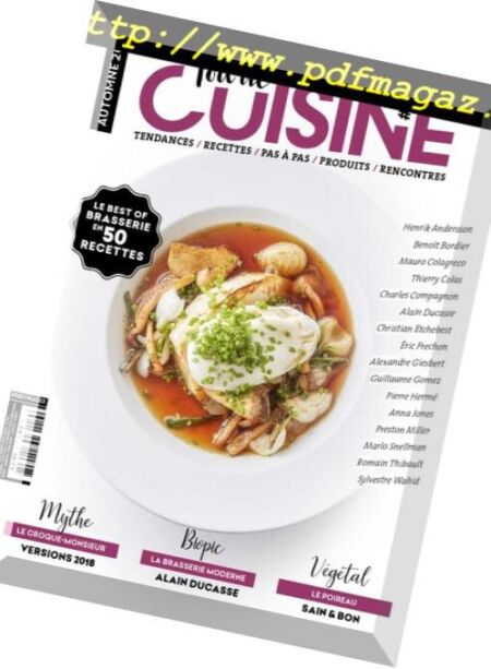 Fou de Patisserie – septembre 2018 Cover