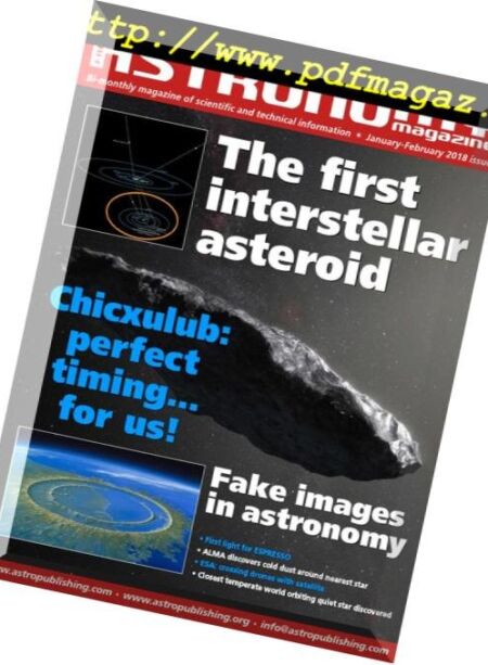 Free Astronomy Magazine – January-February 2018 Cover