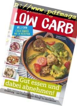 Fur jeden Tag Low Carb – Nr.2, 2018