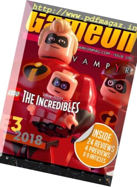 GameOn – August 2018 Cover