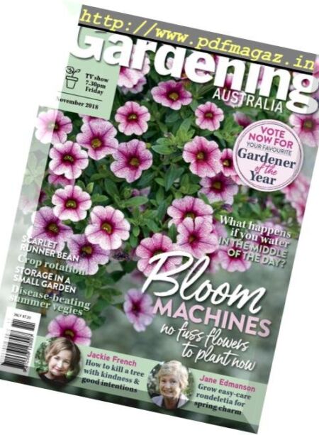 Gardening Australia – November 2018 Cover