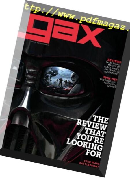 Gax – January 2016 Cover