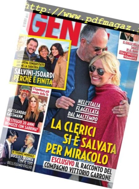 Gente Italia – 17 Novembre 2018 Cover