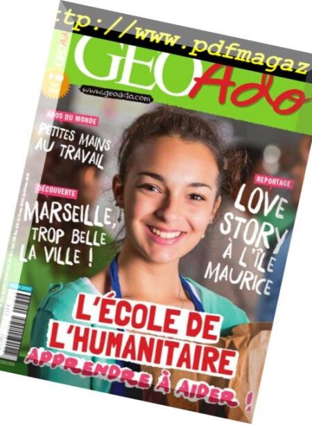 Geo Ado – Novembre 2018 Cover