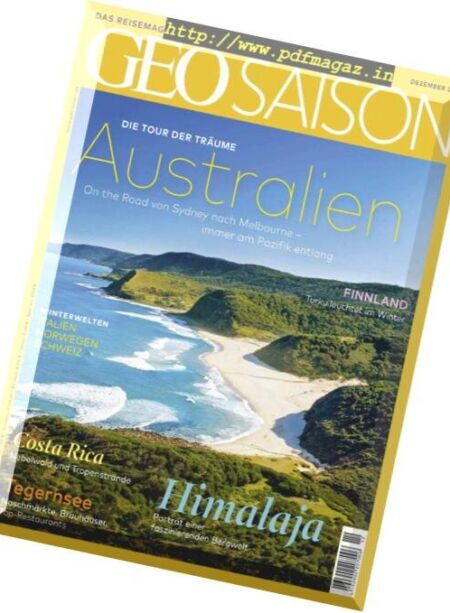 Geo Saison – Dezember 2018 Cover