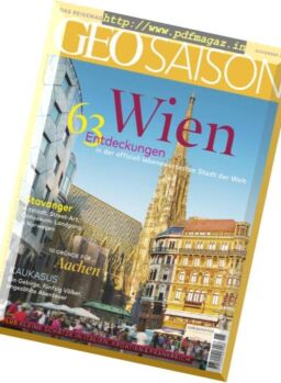 Geo Saison – November 2018