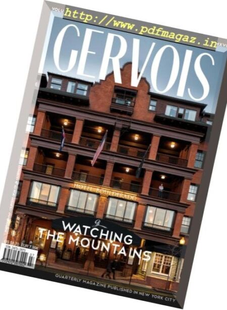 Gervois Magazine – Fall 2018 Cover