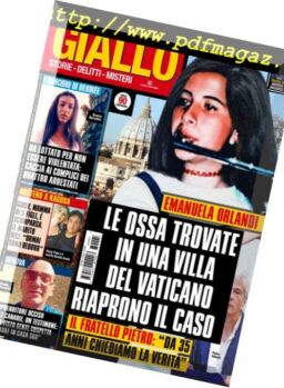 Giallo – 14 Novembre 2018