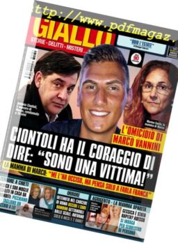 Giallo – 3 Ottobre 2018