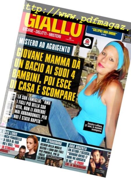 Giallo – 5 Settembre 2018 Cover