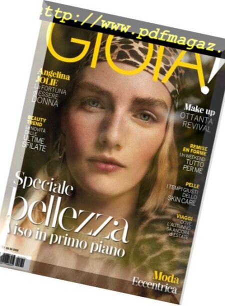 Gioia! – 20 Ottobre 2018 Cover