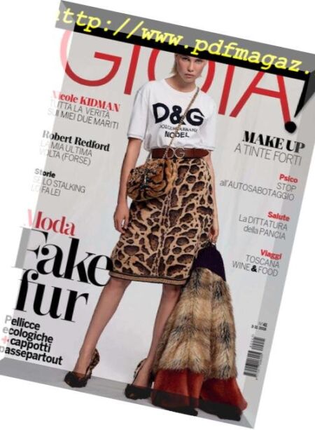 Gioia! – 3 Novembre 2018 Cover