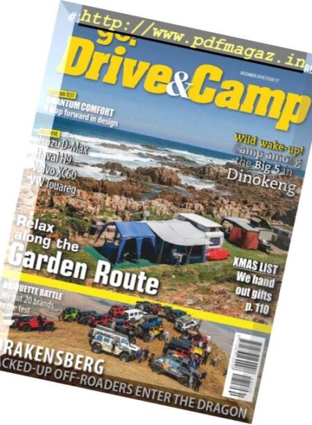 Go! Drive & Camp – December 2018 Cover